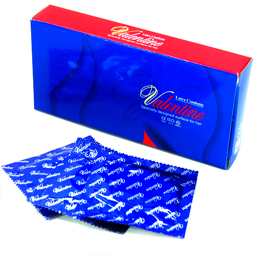 발렌타인 콘돔 10p (0.015mm 굴곡형 극초박형)