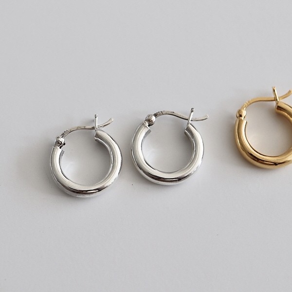 [Silver925] Slim compacte ring earring