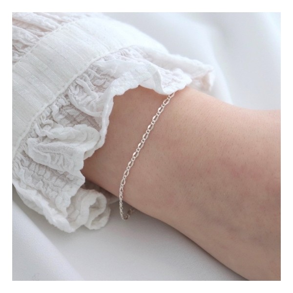 [Silver925] Slim chain bracelet