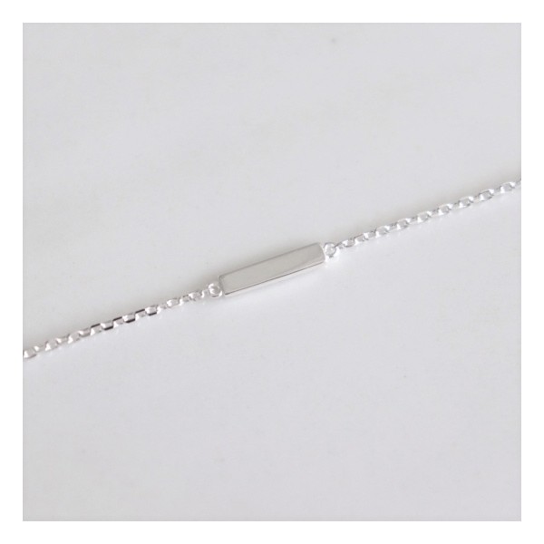 [Silver925] Slim bar bracelet