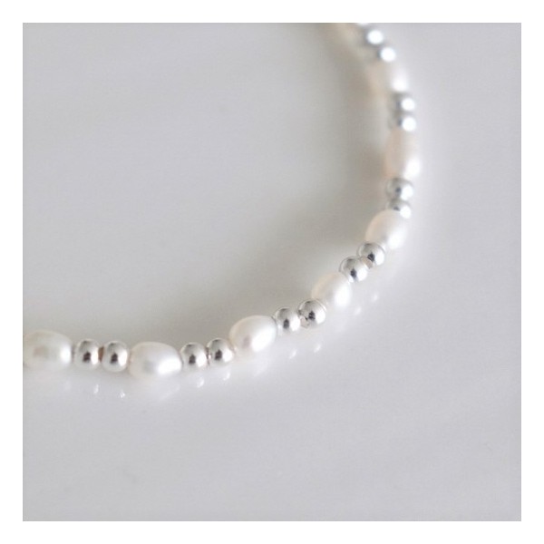 [Silver925] Pearl band bracelet