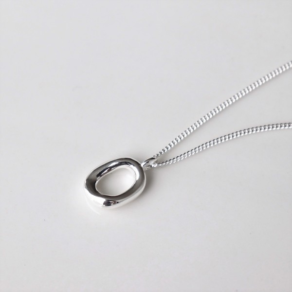 [Silver925] Smooth bold necklace