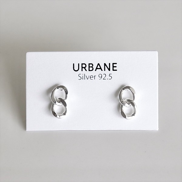 [Silver925] Two chain earring