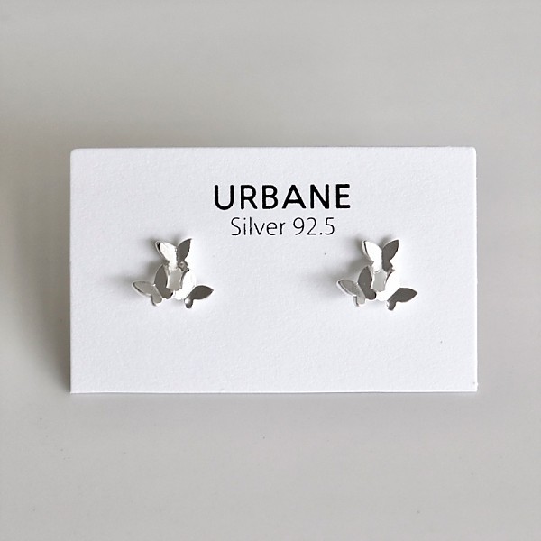 [Silver925] Triple butterfly earring